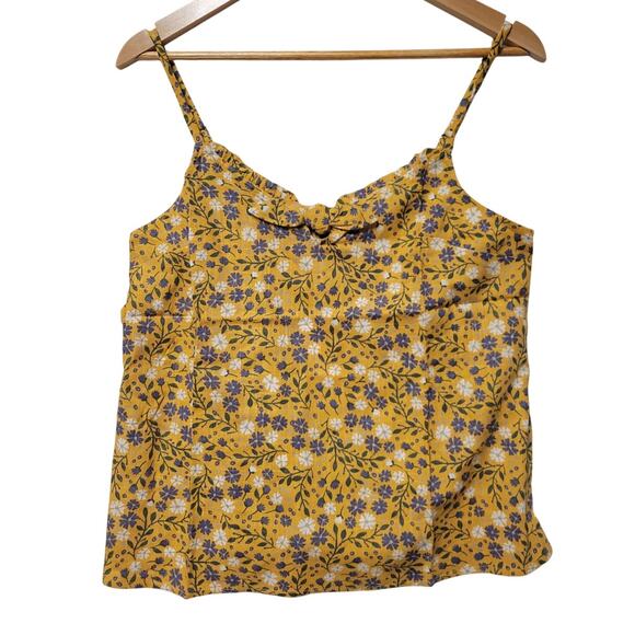NWT ModCloth Sparuced Up Summer Sleeveless Top Beachy Vacation Linen Blend -‎ S - Picture 1 of 8